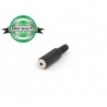 JACK FEMELLE 2.5mm MONO PLASTIQUE NOIR