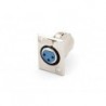 FICHE XLR FEMELLE NICKELEE 3 BROCHES POUR CHASSIS