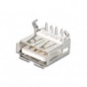 USB A FEMELLE. SIMPLE CONNECTEUR 90o. POUR CI