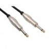 CABLE PROFESSIONNEL POUR GUITARE. JACK METALLIQUE 6.35mm VERS JACK METALLIQUE 6.35mm (5m)