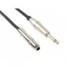 CALE PROFESSIONNEL AUDIO. FICHE MONO 6.35mm VERS JACK MONO 6.35mm (5m)