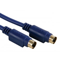 CABLE VIDEO - S-VHS MALE VERS S-VHS MALE. 7.5m