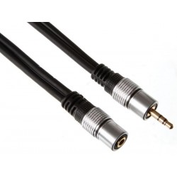 FICHE STEREO 3.5MM VERS JACK STEREO 3.5MM / PROFESSIONNEL / 1.50m