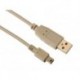 CABLE USB 2.0 - FICHE A VERS MINI USB FICHE B / 0.75m