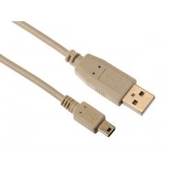CABLE USB 2.0 - FICHE A VERS MINI USB FICHE B / 1.8m