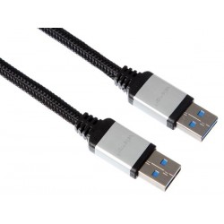 CABLE USB 3.0/FICHE USB A VERS FICHE USB A/PROFESSIONNEL / 1.8m