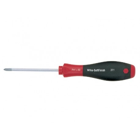 WIHA - TOURNEVIS SOFTFINISH - PHILLIPS PH1 x 80mm