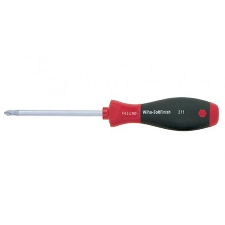 WIHA - TOURNEVIS SOFTFINISH - PHILLIPS PH2 x 100mm