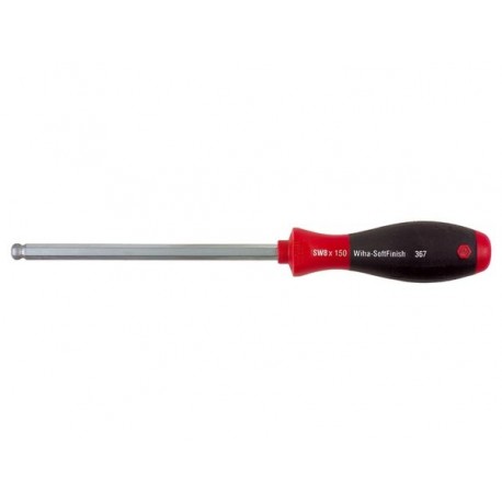 WIHA - TOURNEVIS SIX PANS A TETE SPHERIQUE SOFTFINISH® - 12 x 150mm