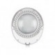 LAMPE-LOUPE LED 8 DIOPTRIES - 8 W - 80 LEDS - BLANC