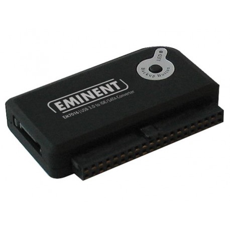 EMINENT - USB 3.0 A IDE / SATA CONVERTISSEUR AVEC BOUTON DE SAUVEGARDE
