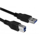 EMINENT - CABLE DE CONNEXION USB 3.0 HAUTE VITESSE - USB 3.0 TYPE A VERS USB 3.0 TYPE B - 3m