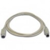 CABLE CLAVIER PS/2 MINI-DIN6 MALE - MINI-DIN6 FEMELLE / 2m