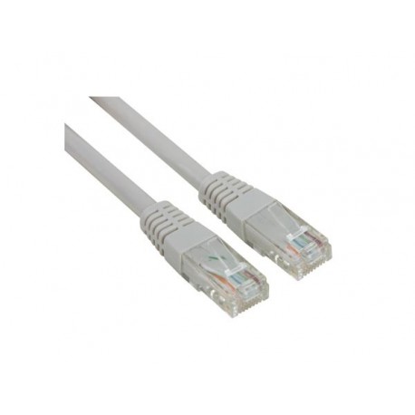 TCU66U003I - CABLE RESEAU UTP - CAT6 - CONNECTEUR 8P8C MALE VERS CONNECTEUR 8P8C MALE / CCA / VRAC / IVOIRE / 0.30m