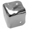 COIN DE PROTECTION POUR ENCEINTES. BLANC METALLIQUE. 38 x 38mm x 90o