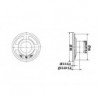 HAUT-PARLEUR MINIATURE - 0.5W / 8 ohm - Ø 50mm
