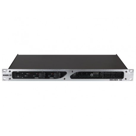 AMPLIFICATEUR DE PUISSANCE PROFESSIONNEL 1 UNITE - 2 x 100W - 'ONELINER 100'