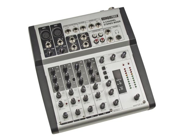 Table De Mixage Audio 6 Canaux Avec Effets 16 DSP - Interface USB, Alimentation Fantôme 48V Pour Streaming, DJ Et Studio