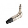 NEUTRIK - CONNECTEUR JACK. 2 POINTS MALE. 6.3mm. 90o. NICKELE