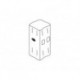 BLACK PROTECTIVE TRANSPORT COVER FOR 2 UNITS LX-218