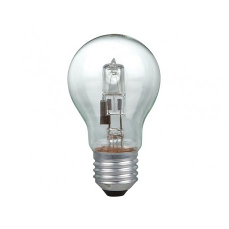 LAMPE HALOGENE ECO A55 - E27 - 42 W - 220-240 V - 2700 K - TRANSPARENT