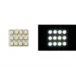 MODULE D'ECLAIRAGE - LED BLANCHES A DIFFUSEUR ROND - 12V - 17 x 20mm