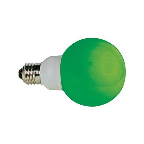 AMPOULE LED VERTE - E27 - 230VCA - 20 LED