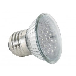 AMPOULE LED JAUNE - E27 - 240VCA - 18 LEDs