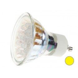 LAMPE LED GU10 JAUNE - 240VCA