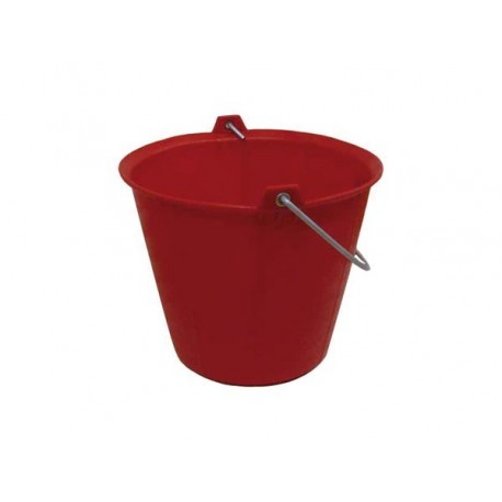 SEAU DE MACON - 13 L - PVC - ROUGE