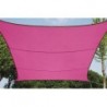 VOILE SOLAIRE - CARRE - 3.6 x 3.6 m - COULEUR: FUCHSIA