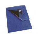 BACHE BLEU/NOIR - SUPERRESISTANT - 5 x 8 m