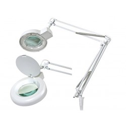 LAMPE-LOUPE 5 DIOPTRIES- 22 W - BLANC