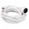 RALLONGE - 10 m - BLANC - 3G1.5