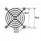 GRILLE POUR VENTILATEUR 60 x 60mm
