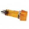 VOYANT CARRE 11.5 x 11.5mm 220V ORANGE