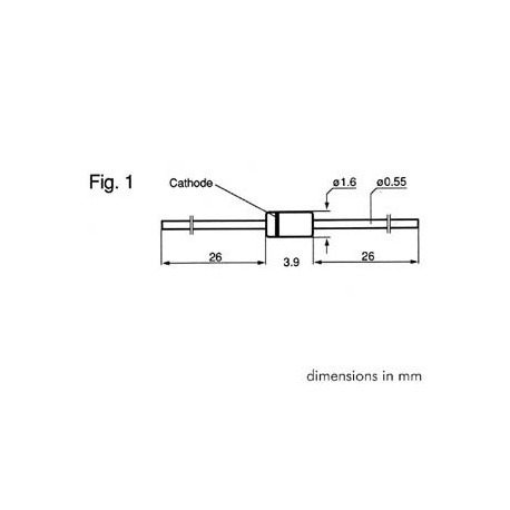 DIODE ZENER 5V1 - 500mW