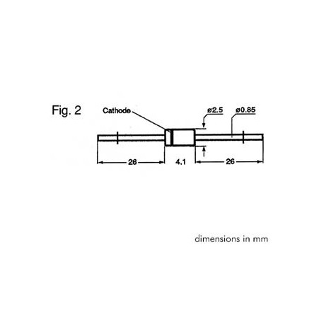 DIODE ZENER 6V8 - 1.3W