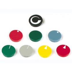 LID FOR 15mm BUTTON (BLUE - WHITE LINE)