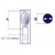 CONDENSATEUR TANTALE 0.10µF / 35V