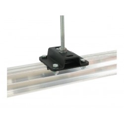 DOUGHTY - STUDIO RAIL CEILING BRACKET 25mm High (Top Hat) supplied with rail clamps