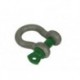 DOUGHTY - BOW SHACKLE 6mm (GREEN PIN) (CONFORMS TO EN13889 & US Fed Spec RR-C-271)