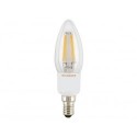 SYLVANIA - LAMPE LED TOLEDO RETRO FLAMME 470 LM - CLAIR - LUMINOSITE REGLABLE - E14