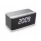 REVEIL-MATIN SANS FIL AVEC MINI HAUT-PARLEUR AUX FM USB MICRO-USB