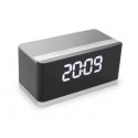 REVEIL-MATIN SANS FIL AVEC MINI HAUT-PARLEUR AUX FM USB MICRO-USB