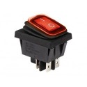INTERRUPTEUR DE PUISSANCE A BASCULE 2P/ON-OFF 16(8)A-250V - RESISTANT AUX ECLABOUSSURES