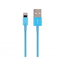 CABLE LIGHTNING (8 BROCHES. MALE) VERS USB A - BLEU - 1 m