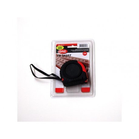 METRE A RUBAN - 5 M - ROUGE