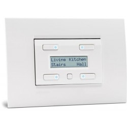 module de commande avec afficheur LCD configurable 32 fonctions et sauvegarde de l'heure et de la date. blanc