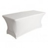 HOUSSE EXTENSIBLE POUR TABLE RECTANGULAIRE - BLANC